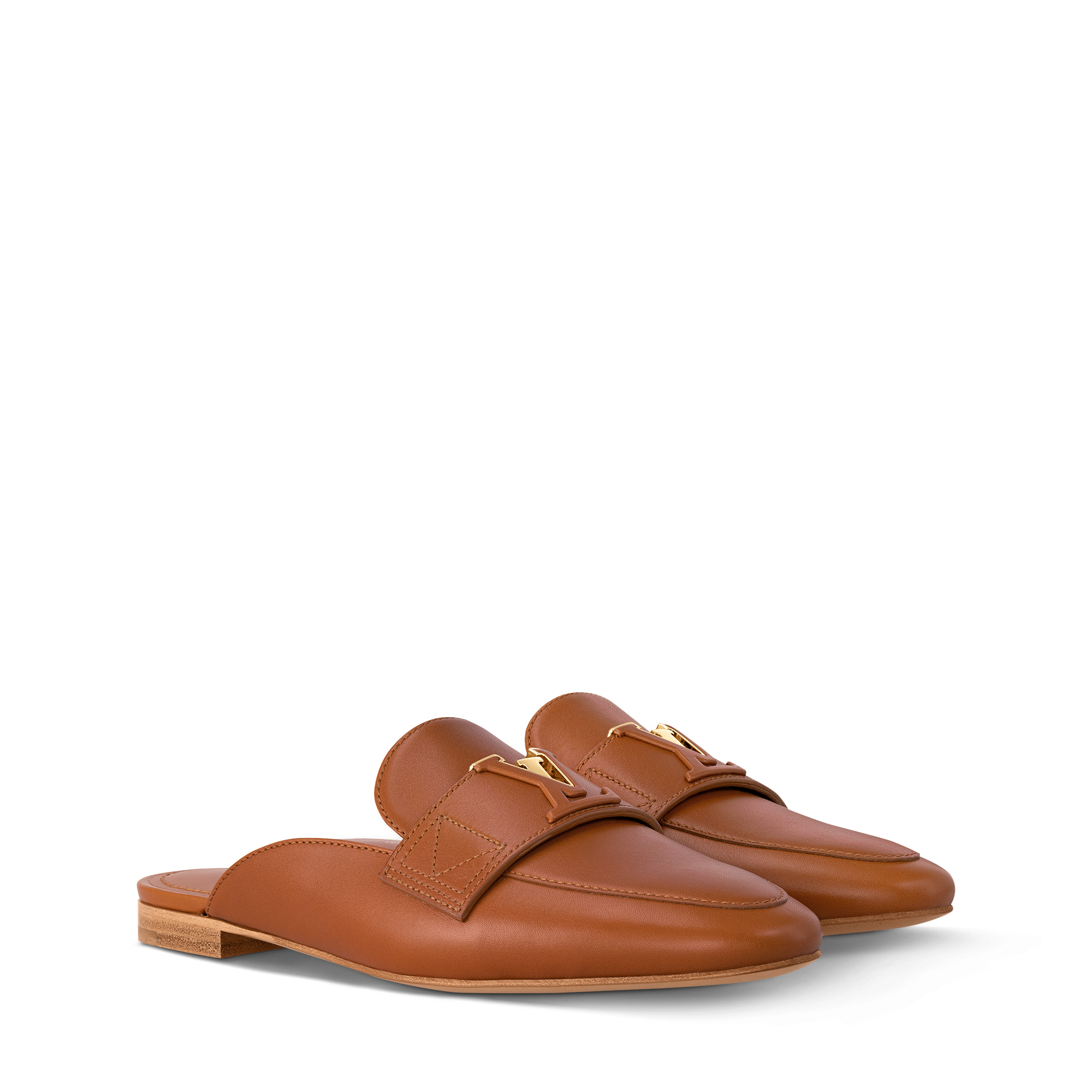 LOUIS VUITTON ヴェルニ パンプス フラット 金具 ローファー ロゴ LV Mare Open Back Loafer - Shoes | LOUIS VUITTON